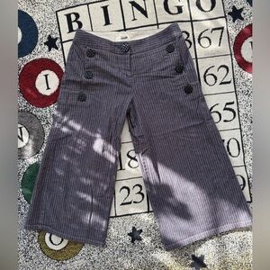 Zincs size 0 wide leg capris